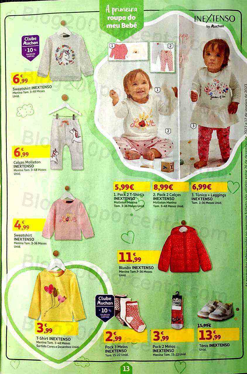 Antevisão Folheto AUCHAN Feira do Bebé Promoções de 26 dezembro a 17 janeiro