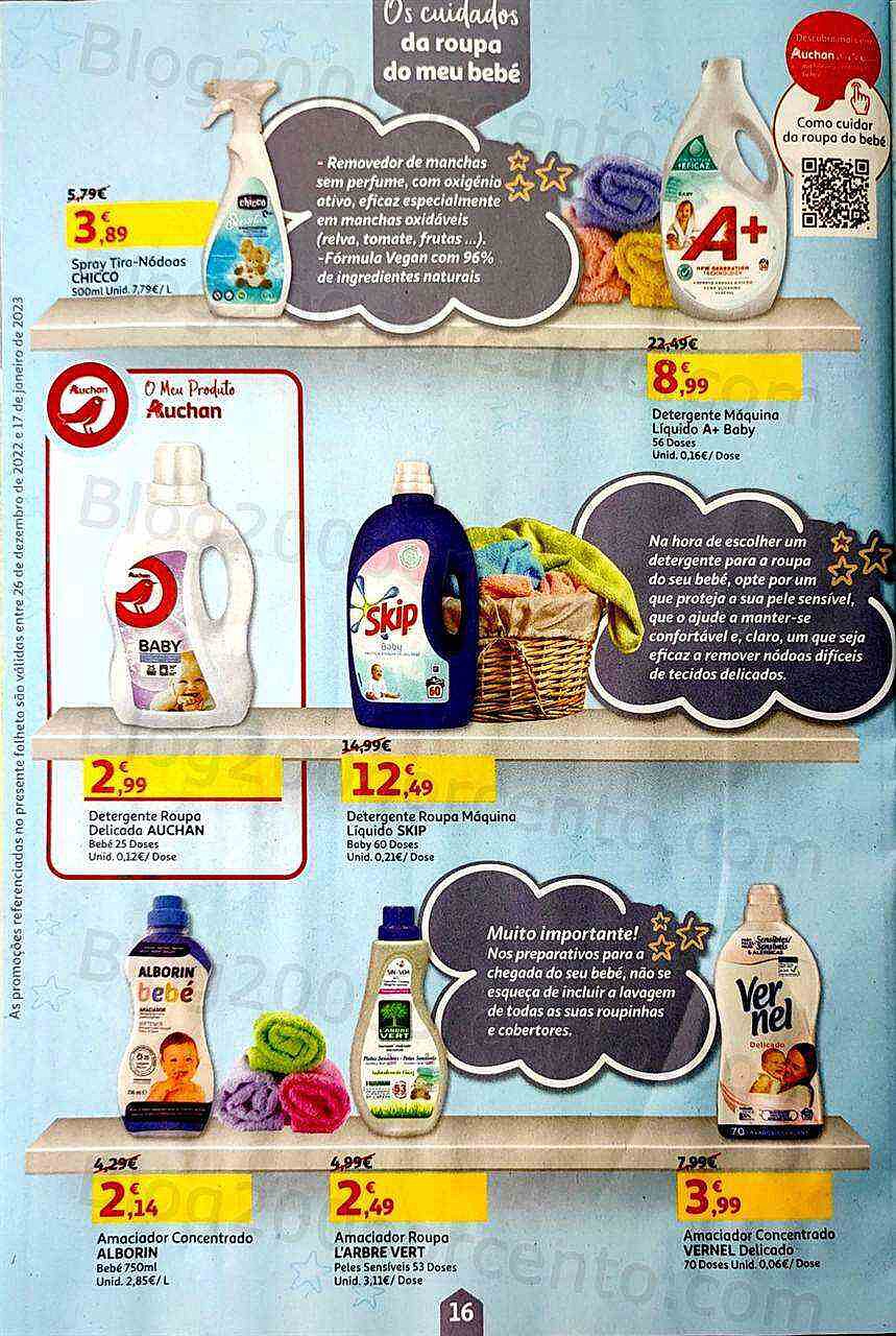 Antevisão Folheto AUCHAN Feira do Bebé Promoções de 26 dezembro a 17 janeiro
