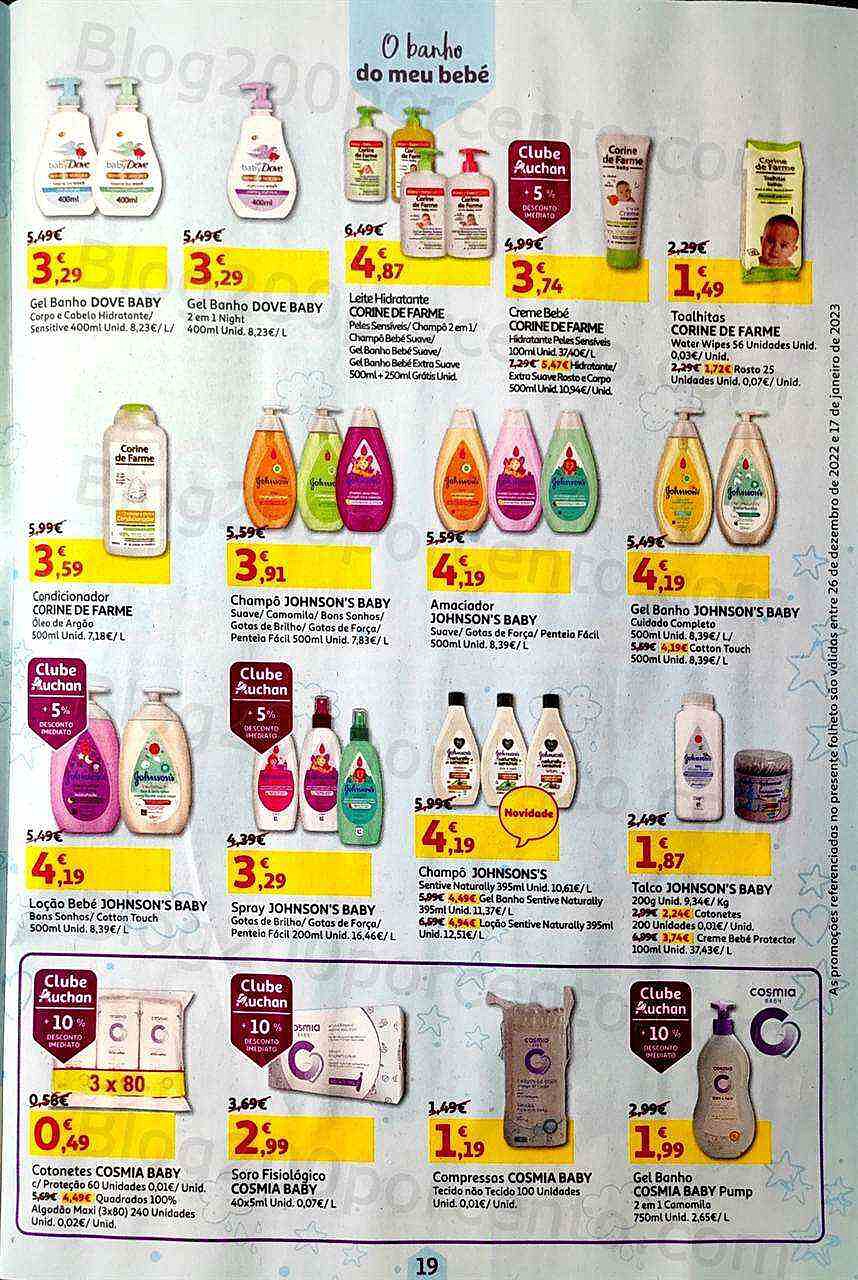 Antevisão Folheto AUCHAN Feira do Bebé Promoções de 26 dezembro a 17 janeiro