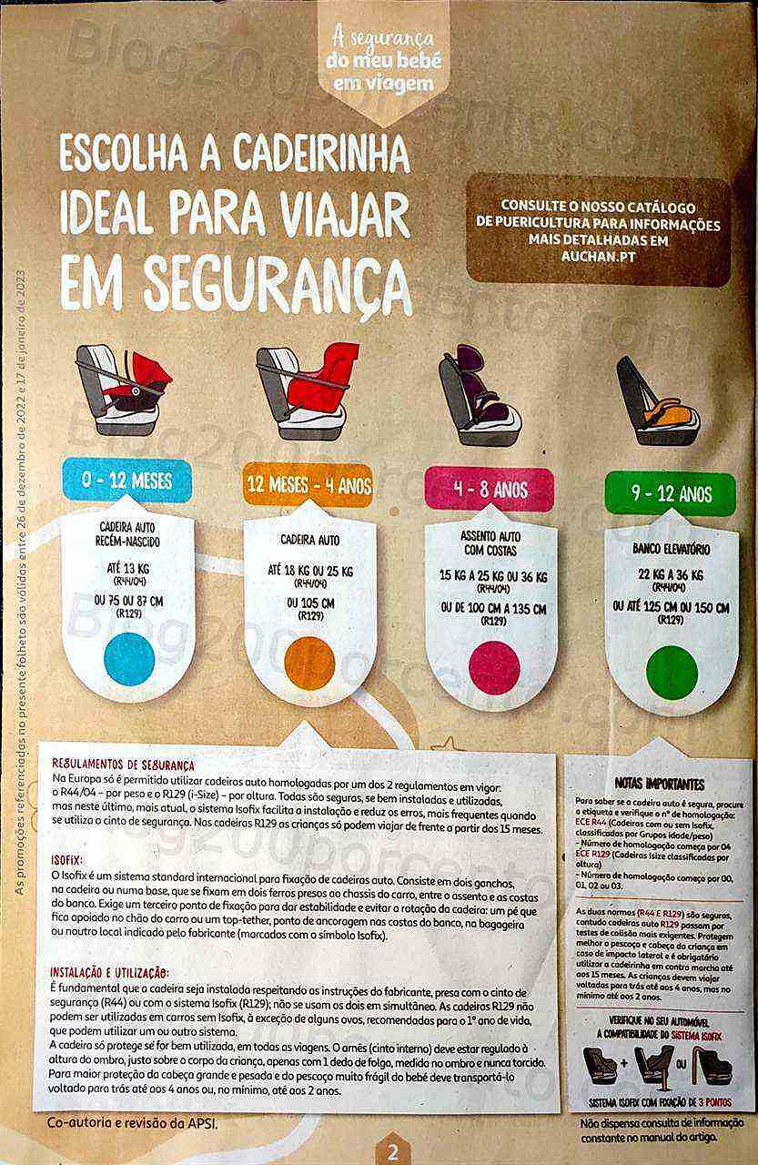 Antevisão Folheto AUCHAN Feira do Bebé Promoções de 26 dezembro a 17 janeiro
