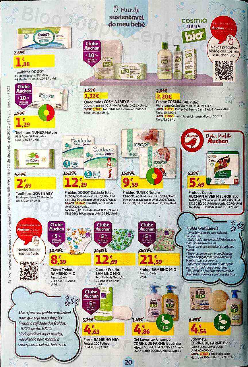 Antevisão Folheto AUCHAN Feira do Bebé Promoções de 26 dezembro a 17 janeiro