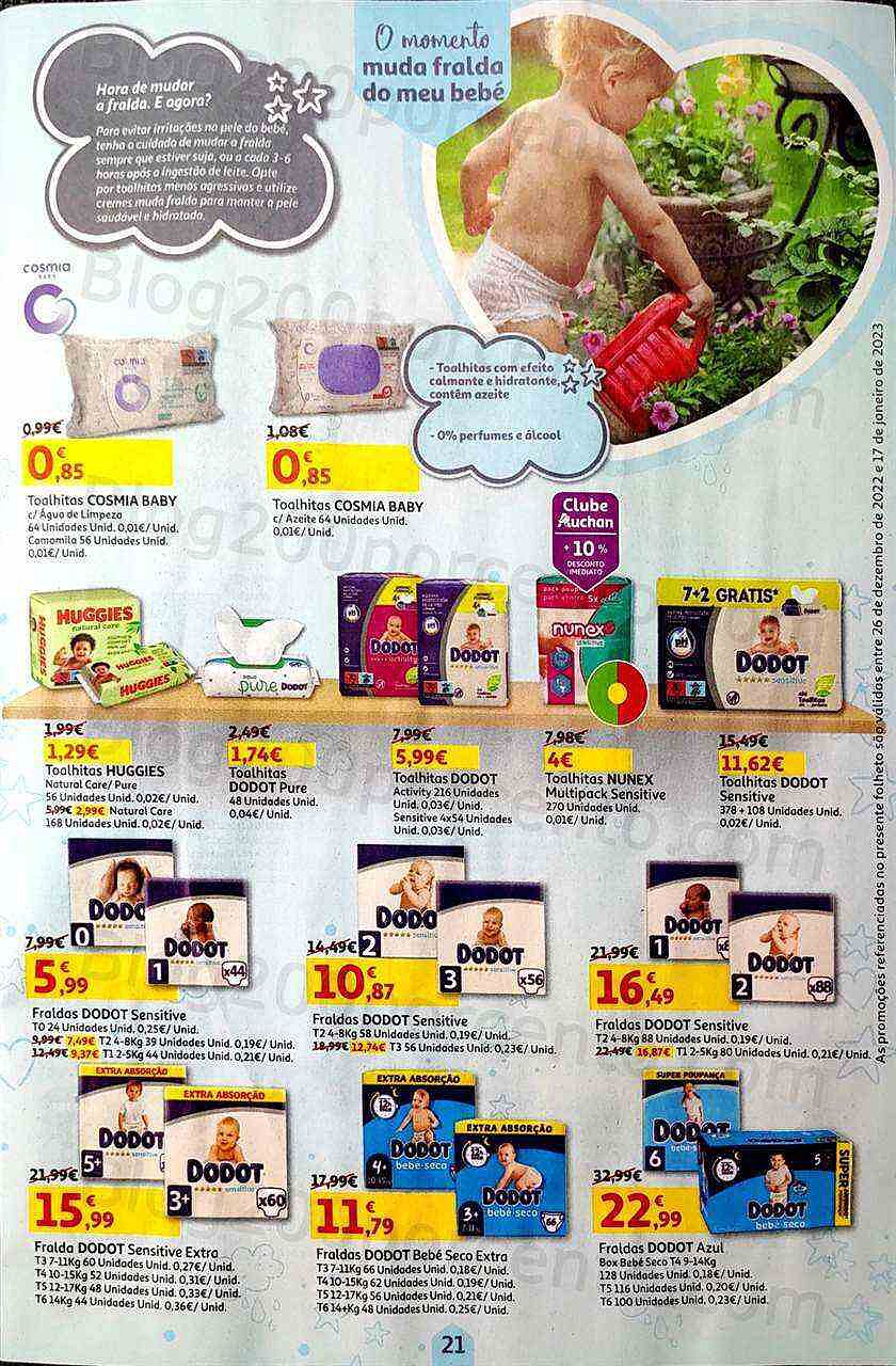 Antevisão Folheto AUCHAN Feira do Bebé Promoções de 26 dezembro a 17 janeiro