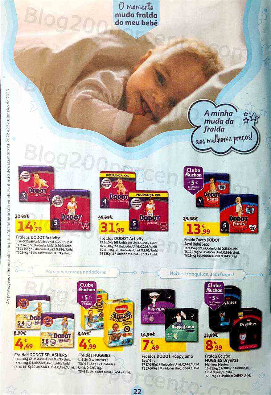 Antevisão Folheto AUCHAN Feira do Bebé Promoções de 26 dezembro a 17 janeiro