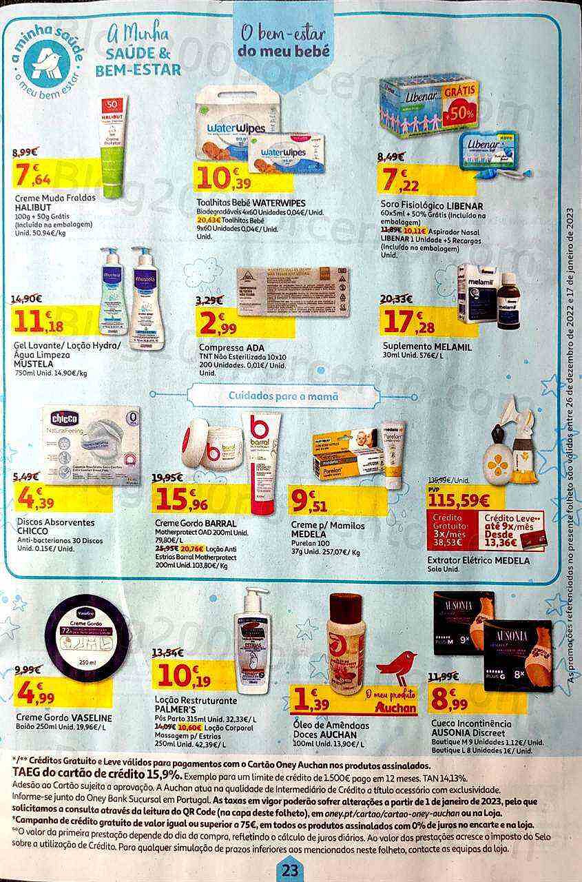 Antevisão Folheto AUCHAN Feira do Bebé Promoções de 26 dezembro a 17 janeiro
