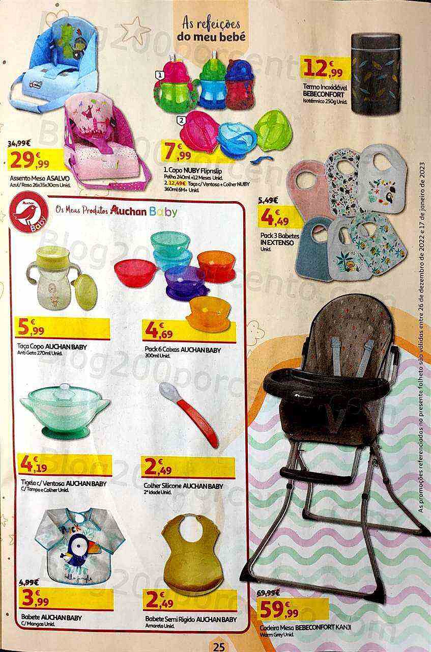 Antevisão Folheto AUCHAN Feira do Bebé Promoções de 26 dezembro a 17 janeiro