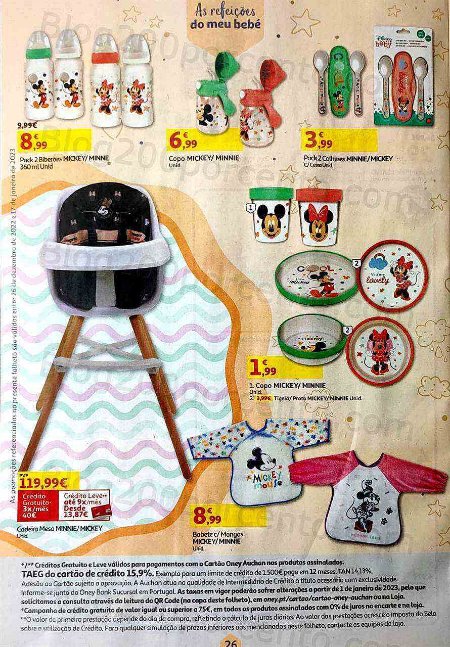 Antevisão Folheto AUCHAN Feira do Bebé Promoções de 26 dezembro a 17 janeiro