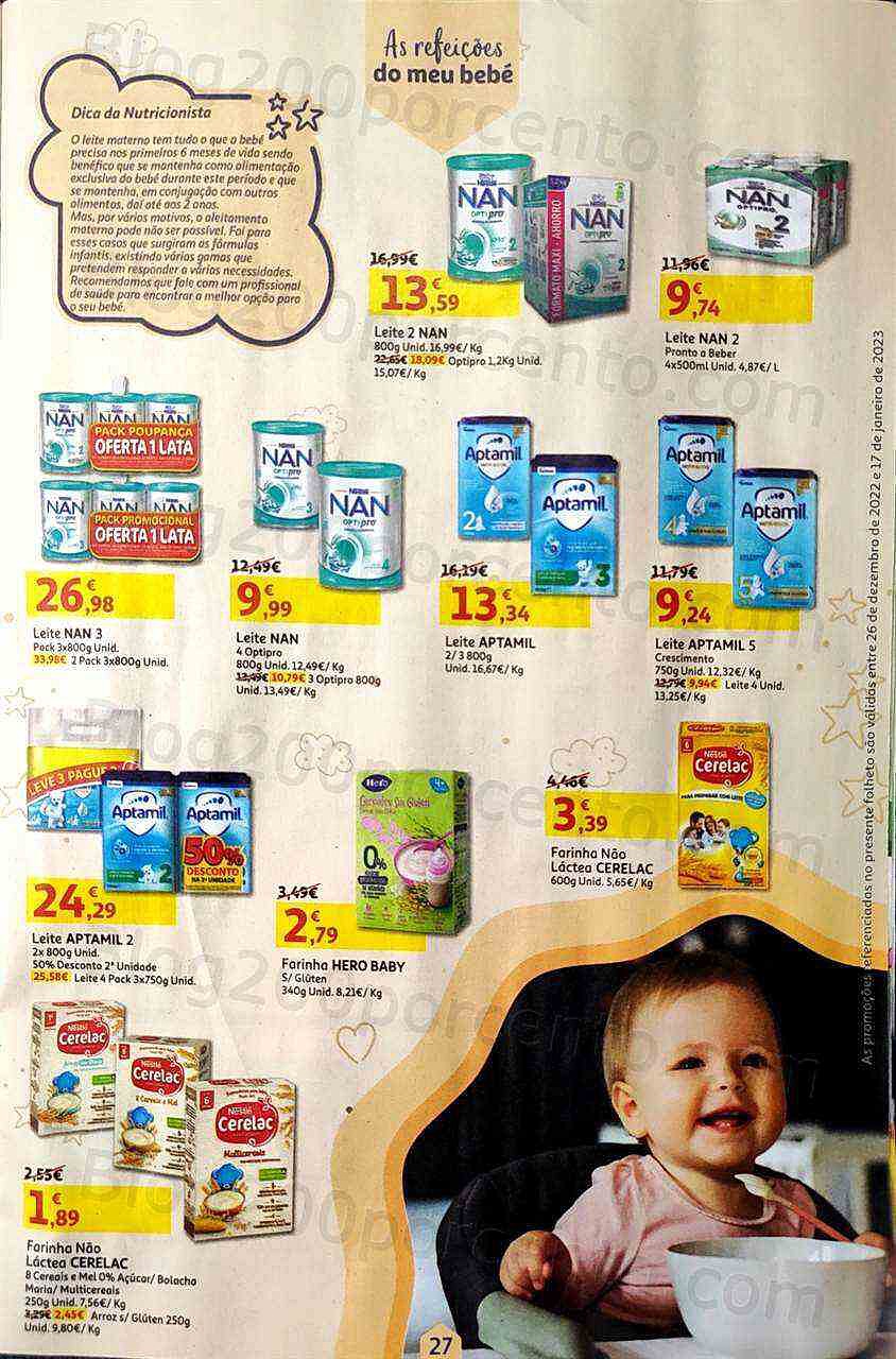 Antevisão Folheto AUCHAN Feira do Bebé Promoções de 26 dezembro a 17 janeiro