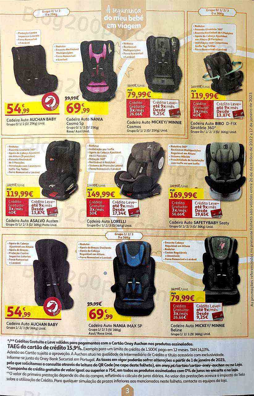 Antevisão Folheto AUCHAN Feira do Bebé Promoções de 26 dezembro a 17 janeiro