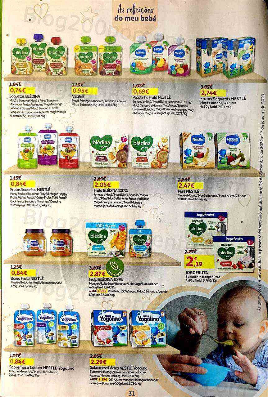 Antevisão Folheto AUCHAN Feira do Bebé Promoções de 26 dezembro a 17 janeiro