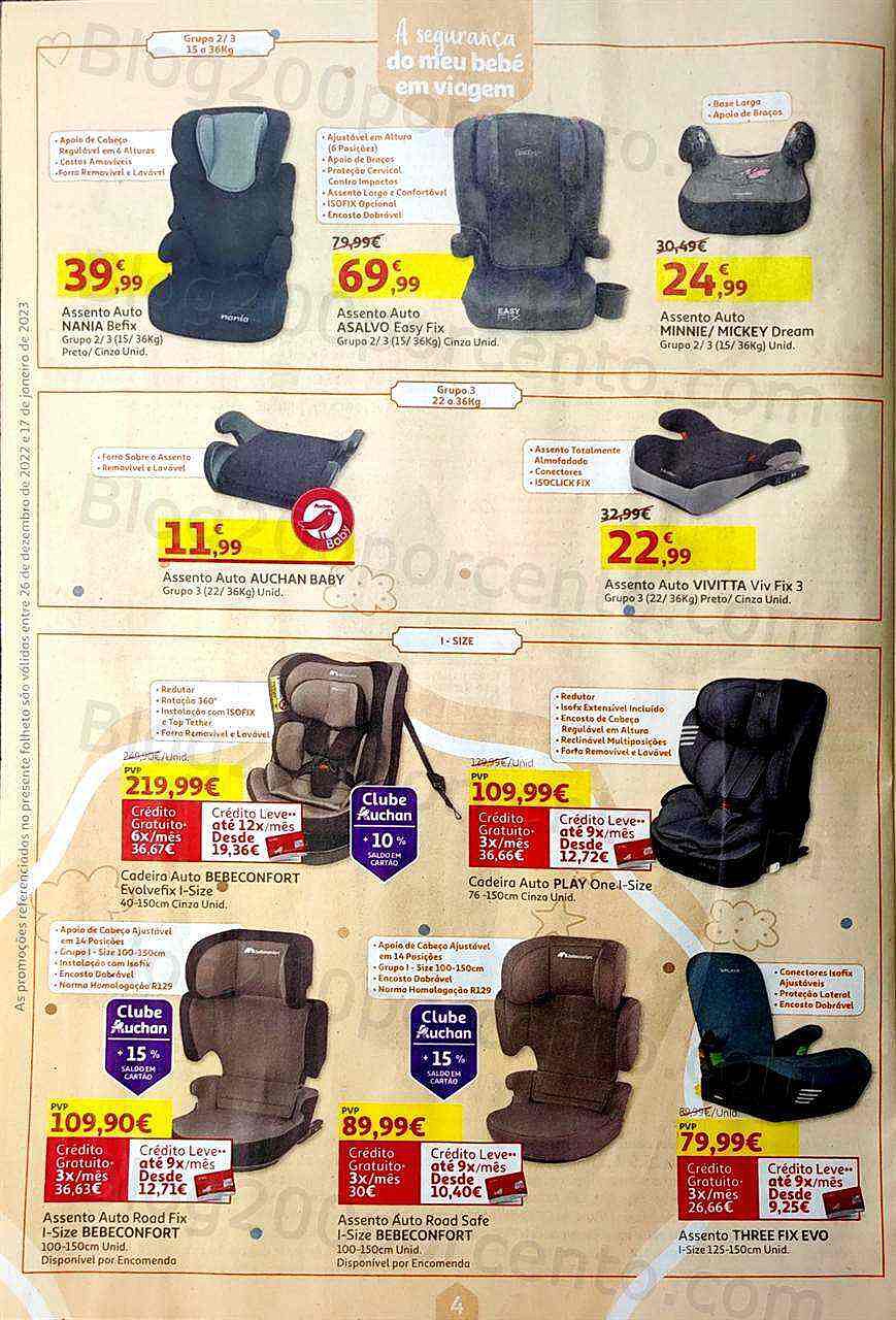 Antevisão Folheto AUCHAN Feira do Bebé Promoções de 26 dezembro a 17 janeiro