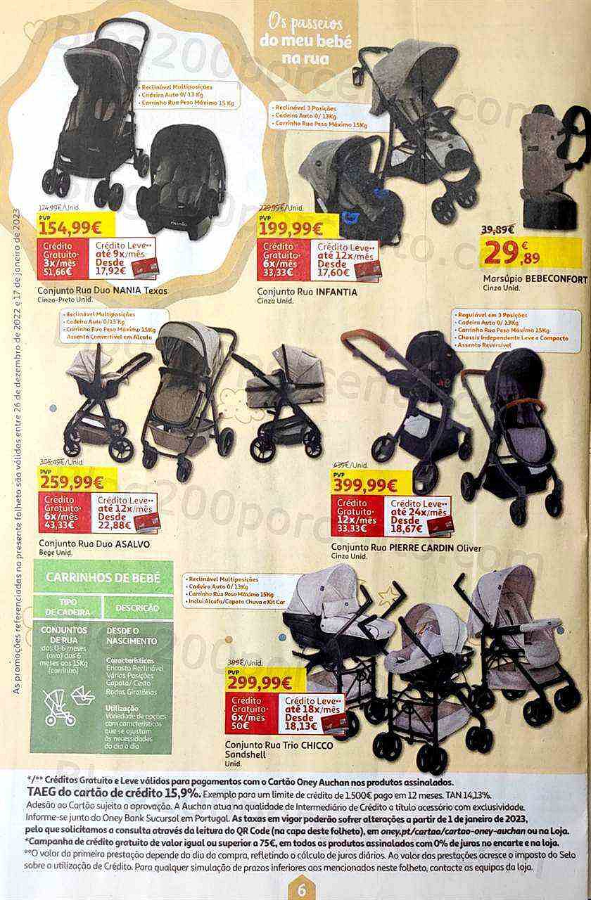 Antevisão Folheto AUCHAN Feira do Bebé Promoções de 26 dezembro a 17 janeiro