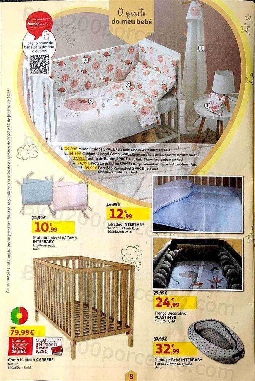 Antevisão Folheto AUCHAN Feira do Bebé Promoções de 26 dezembro a 17 janeiro