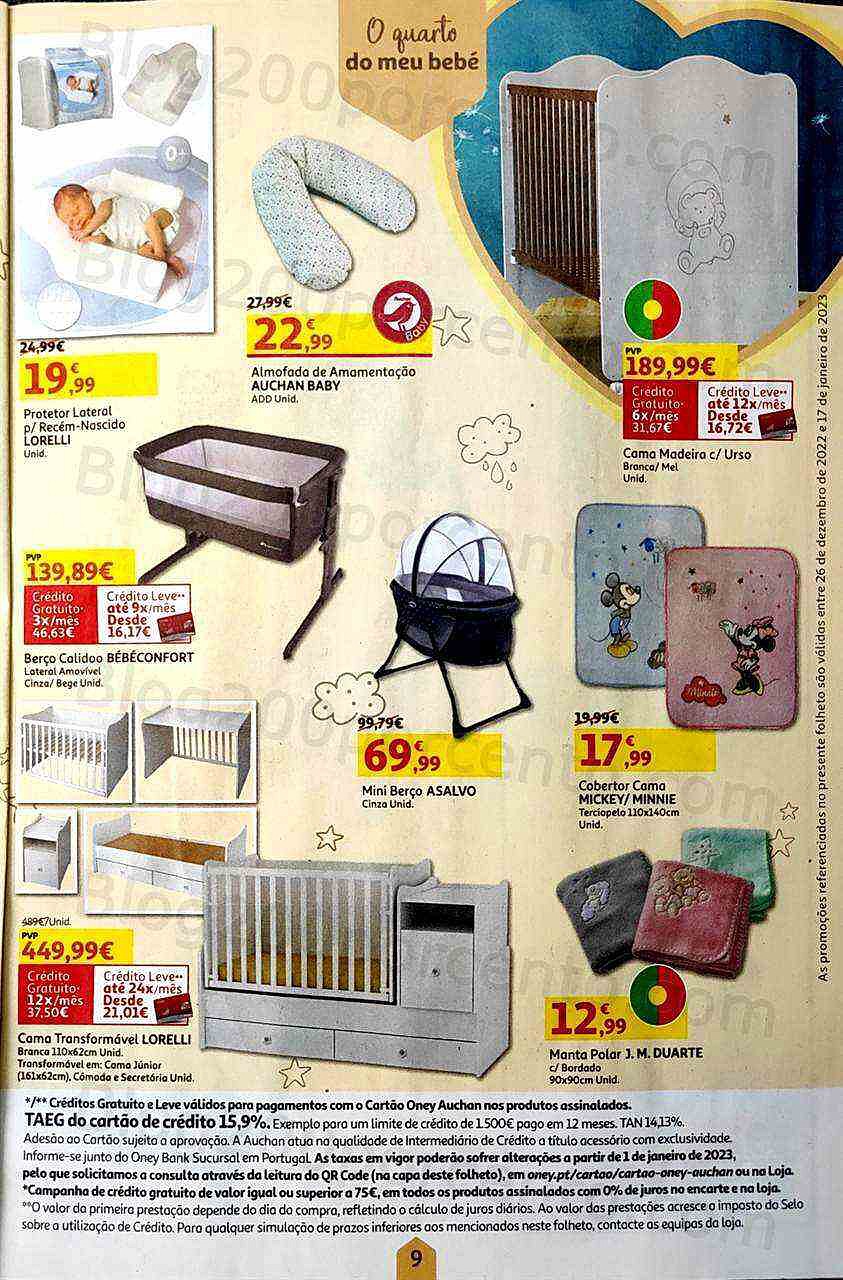 Antevisão Folheto AUCHAN Feira do Bebé Promoções de 26 dezembro a 17 janeiro