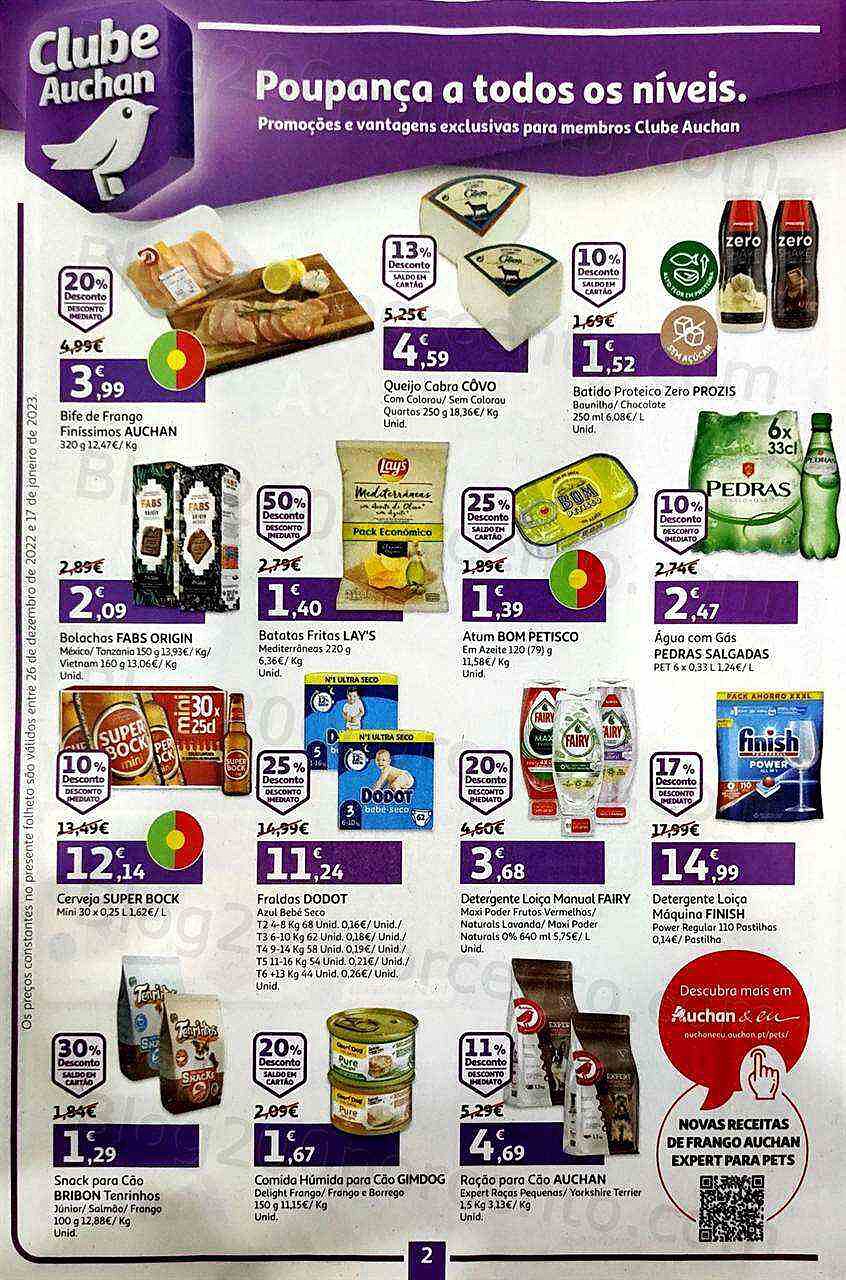 Antevisão Folheto AUCHAN Promoções de 26 dezembro a 17 janeiro