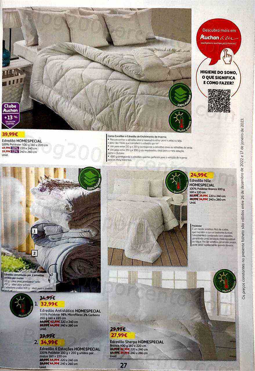 Antevisão Folheto AUCHAN Promoções de 26 dezembro a 17 janeiro