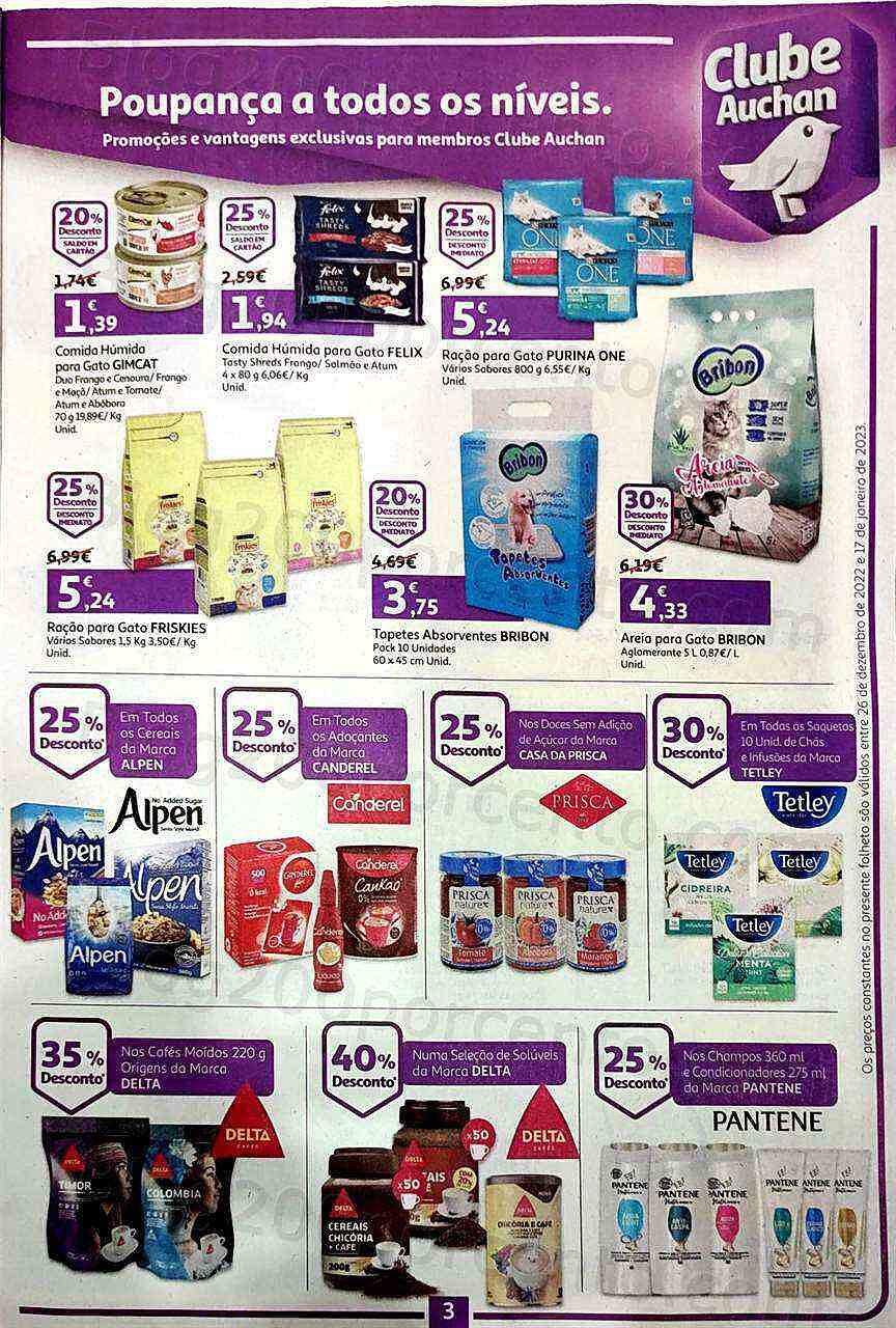 Antevisão Folheto AUCHAN Promoções de 26 dezembro a 17 janeiro