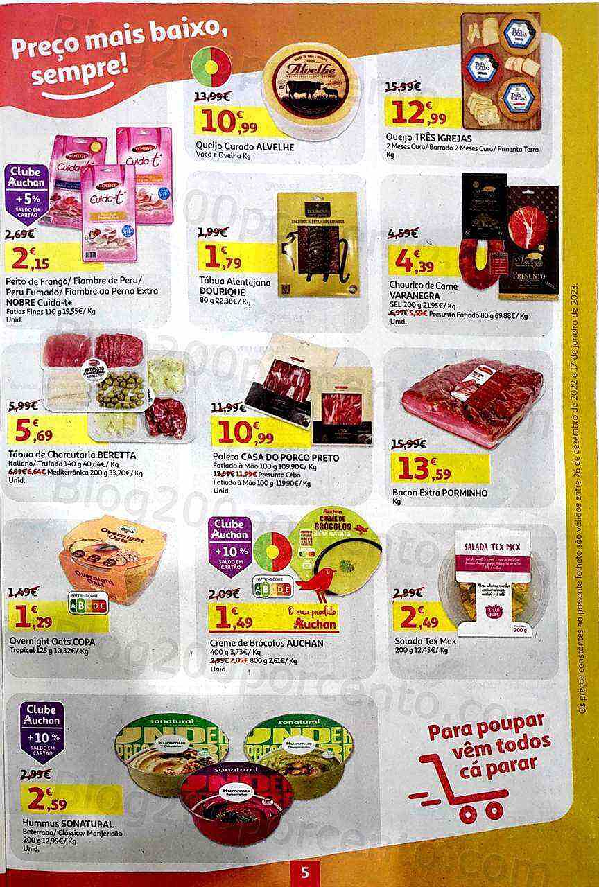 Antevisão Folheto AUCHAN Promoções de 26 dezembro a 17 janeiro