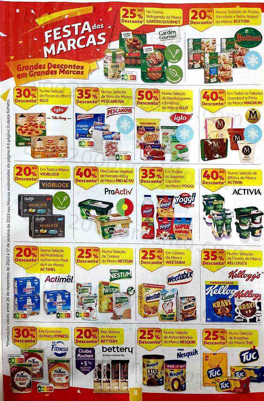 Antevisão Folheto AUCHAN Promoções de 26 dezembro a 17 janeiro