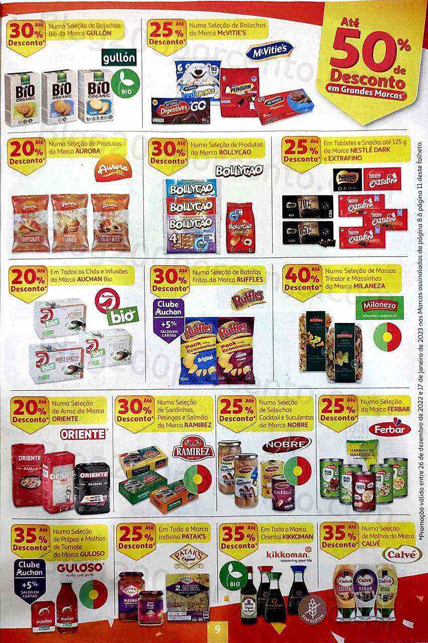 Antevisão Folheto AUCHAN Promoções de 26 dezembro a 17 janeiro