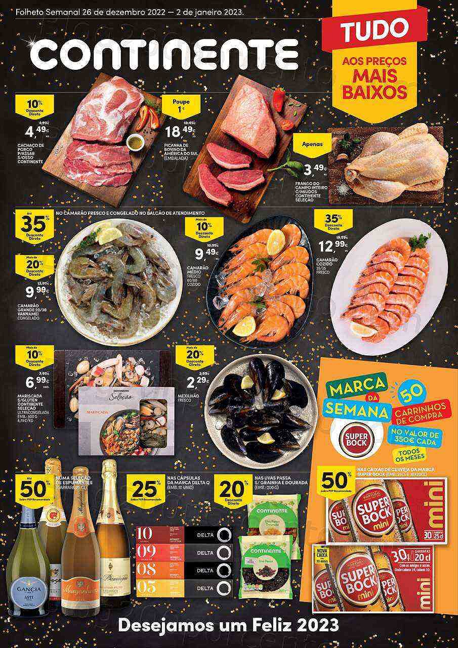 Antevisão Folheto CONTINENTE Madeira Promoções de 26 dezembro a 2 janeiro