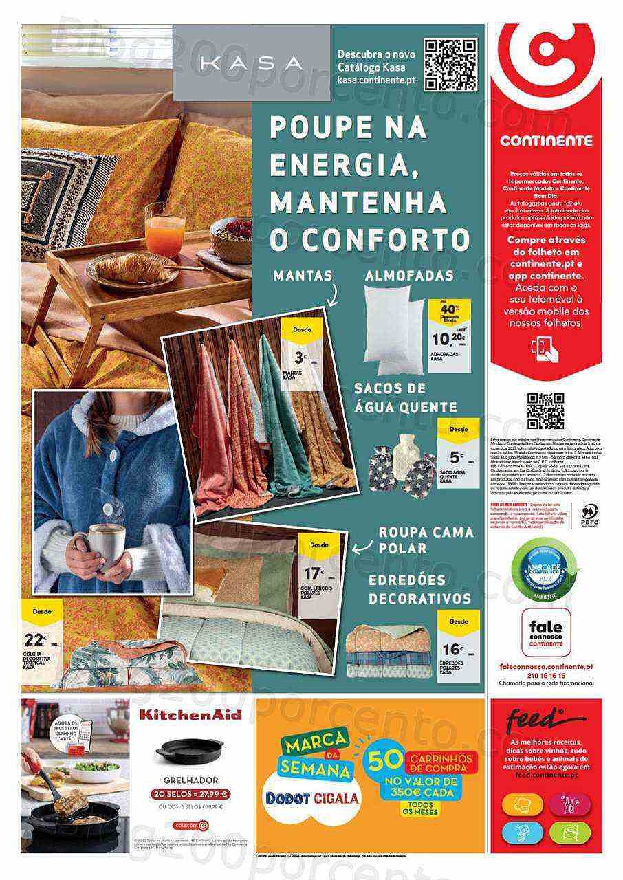 Antevisão Folheto CONTINENTE Modelo - Hiper Promoções de 3 a 9 janeiro
