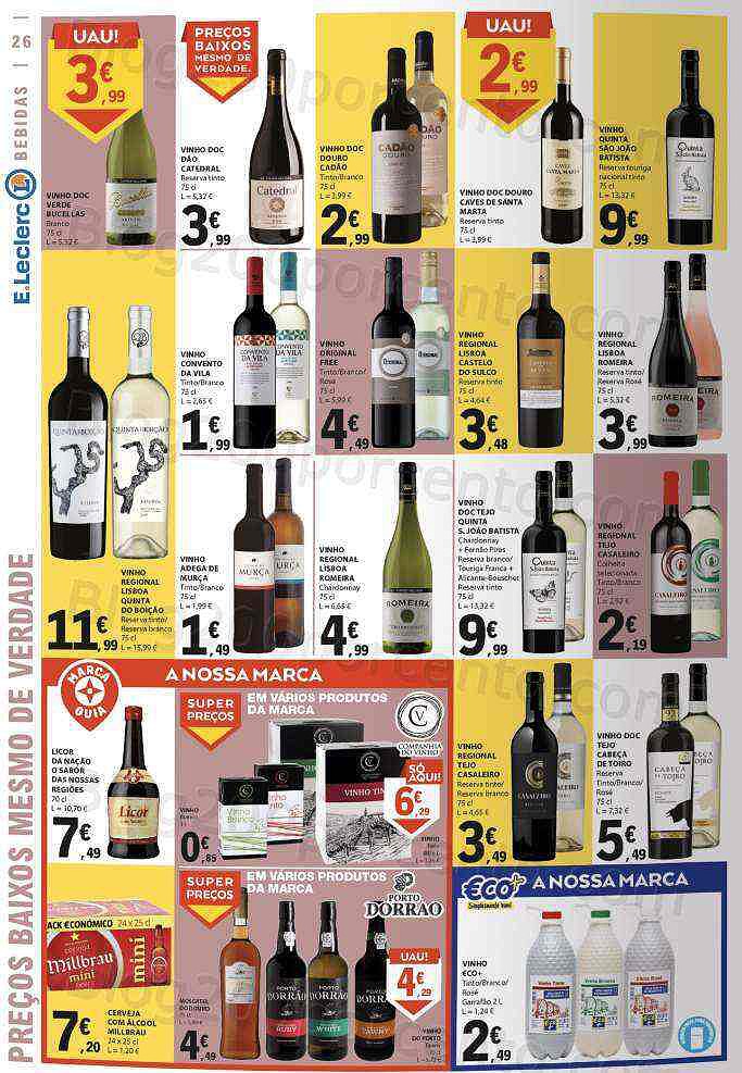 Antevisão Folheto E-LECLERC Promoções de 2 a 11 janeiro