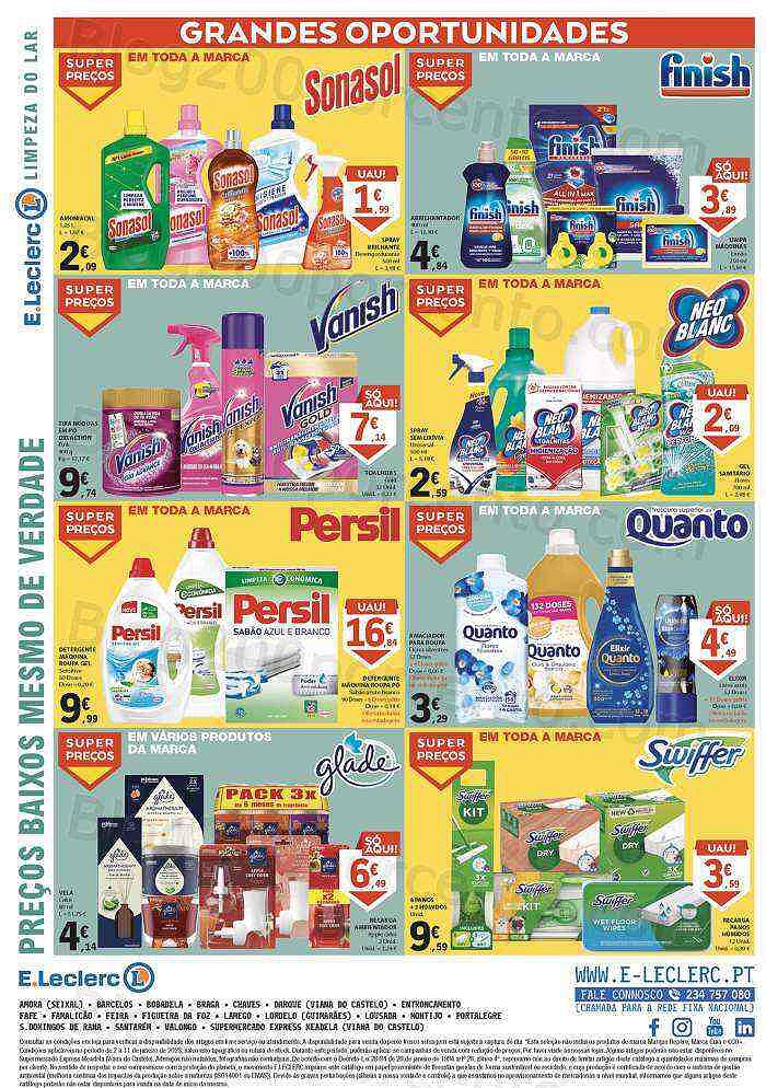 Antevisão Folheto E-LECLERC Promoções de 2 a 11 janeiro