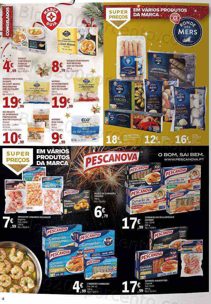 Antevisão Folheto E-LECLERC Extra Final de Ano Promoções de 27 a 30 dezembro