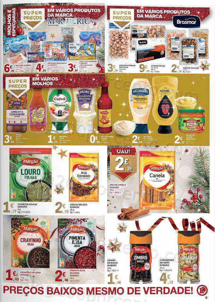 Antevisão Folheto E-LECLERC Extra Final de Ano Promoções de 27 a 30 dezembro