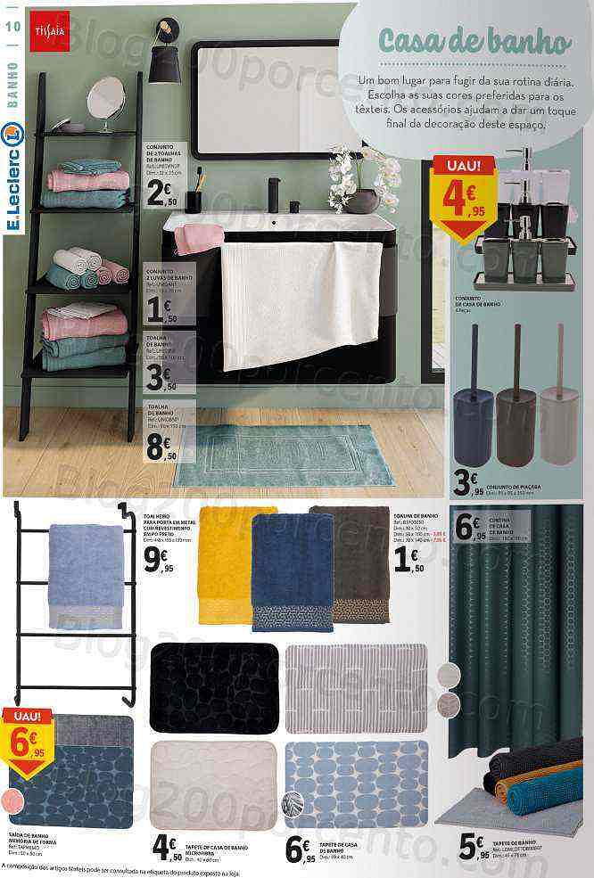 Antevisão Folheto E-LECLERC Têxtil e Limpeza Promoções de 26 dezembro a 8 janeiro