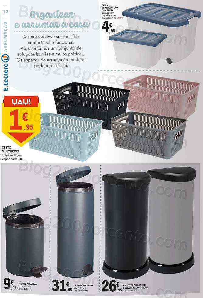 Antevisão Folheto E-LECLERC Têxtil e Limpeza Promoções de 26 dezembro a 8 janeiro