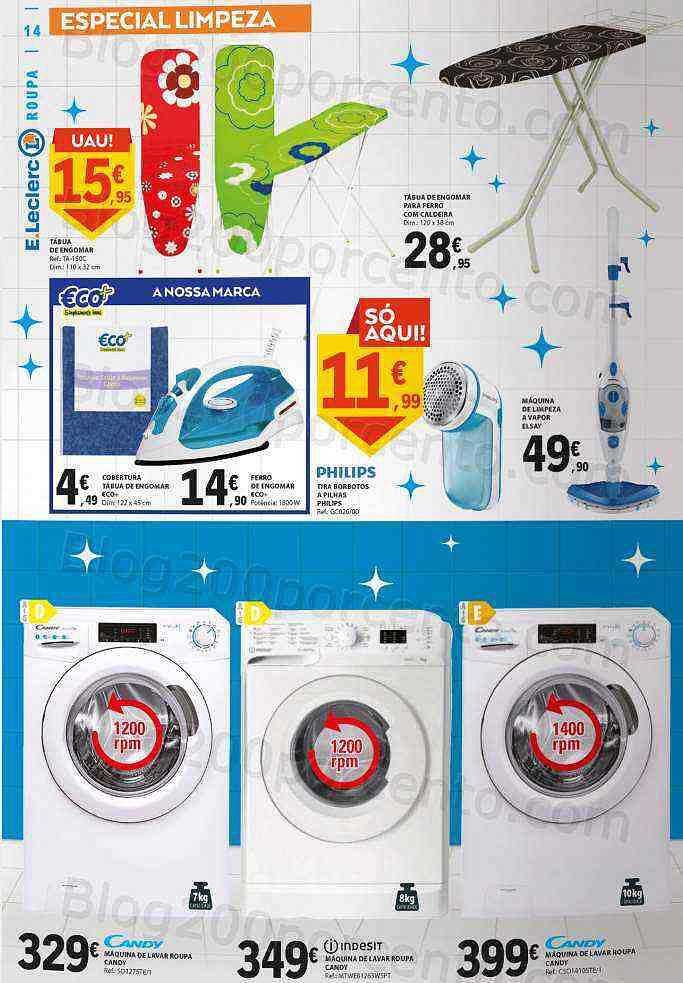 Antevisão Folheto E-LECLERC Têxtil e Limpeza Promoções de 26 dezembro a 8 janeiro