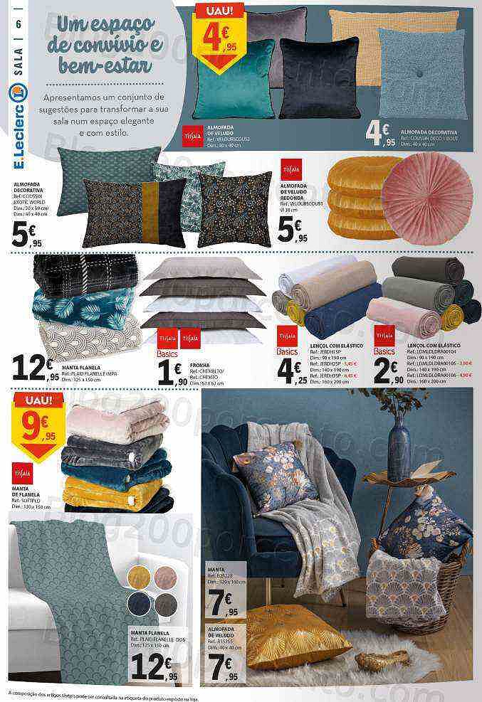Antevisão Folheto E-LECLERC Têxtil e Limpeza Promoções de 26 dezembro a 8 janeiro