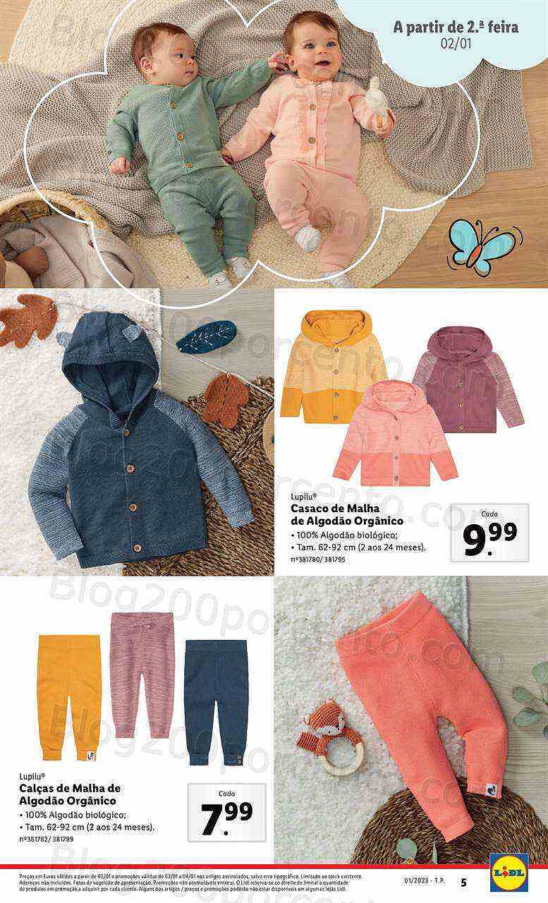 Antevisão Folheto LIDL Feira do Bebé Promoções a partir de 2 janeiro