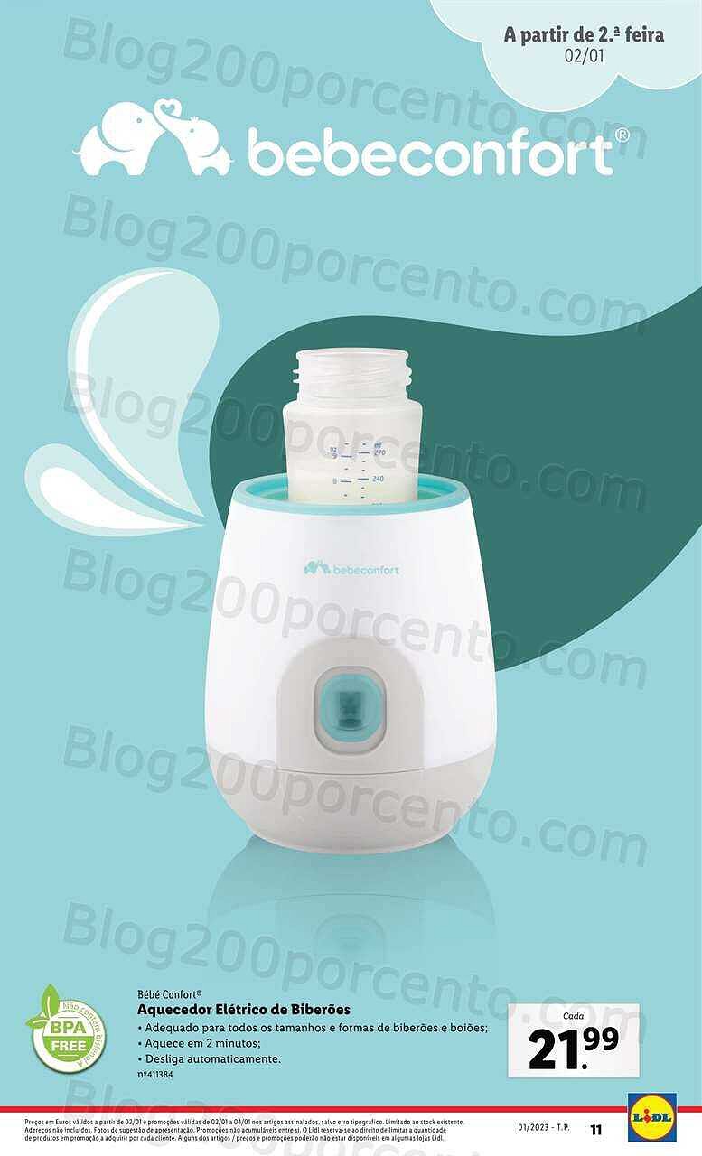 Antevisão Folheto LIDL Feira do Bebé Promoções a partir de 2 janeiro