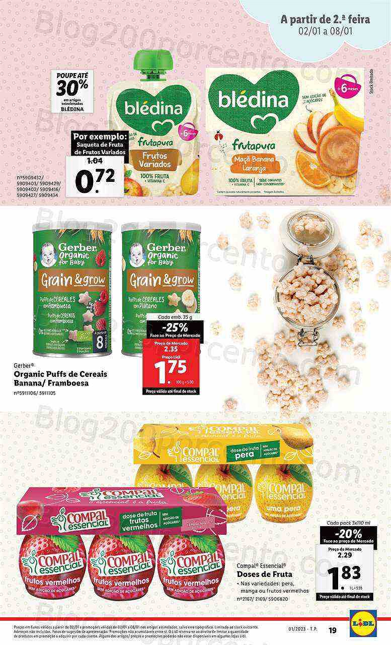 Antevisão Folheto LIDL Feira do Bebé Promoções a partir de 2 janeiro