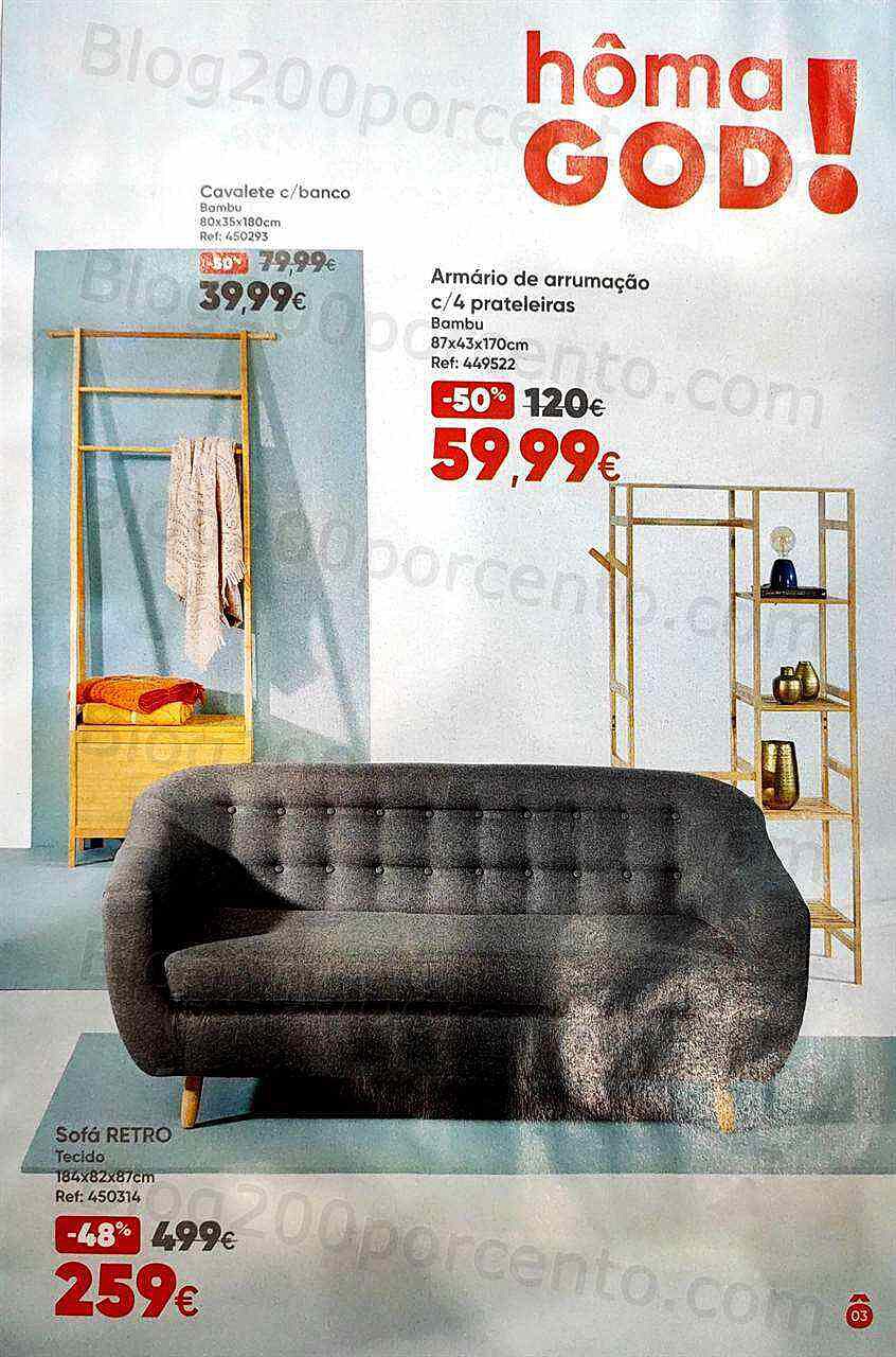 Antevisão Folheto HÔMA Promoções até 70% desconto de 6 a 30 janeiro