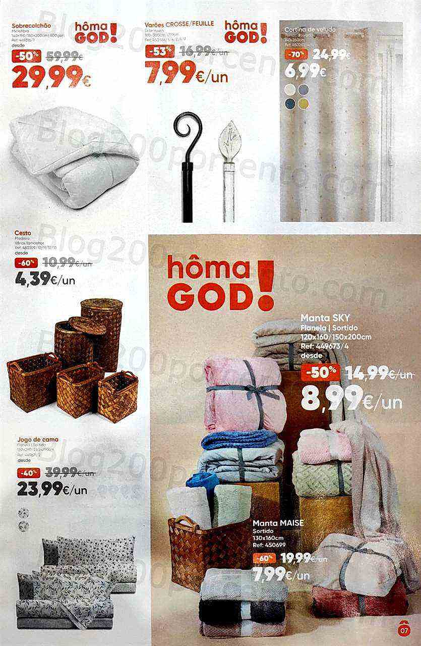 Antevisão Folheto HÔMA Promoções até 70% desconto de 6 a 30 janeiro