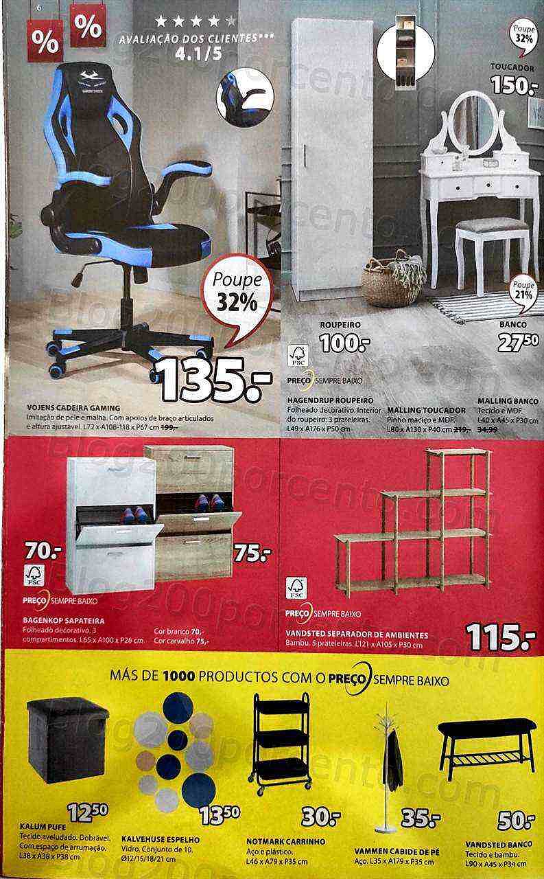 Antevisão Folheto JYSK Promoções de 5 janeiro a 1 fevereiro