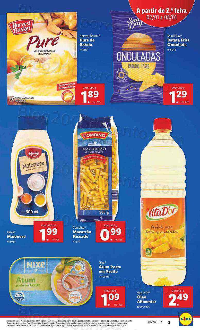 Antevisão Folheto LIDL Promoções de 2 a 8 janeiro