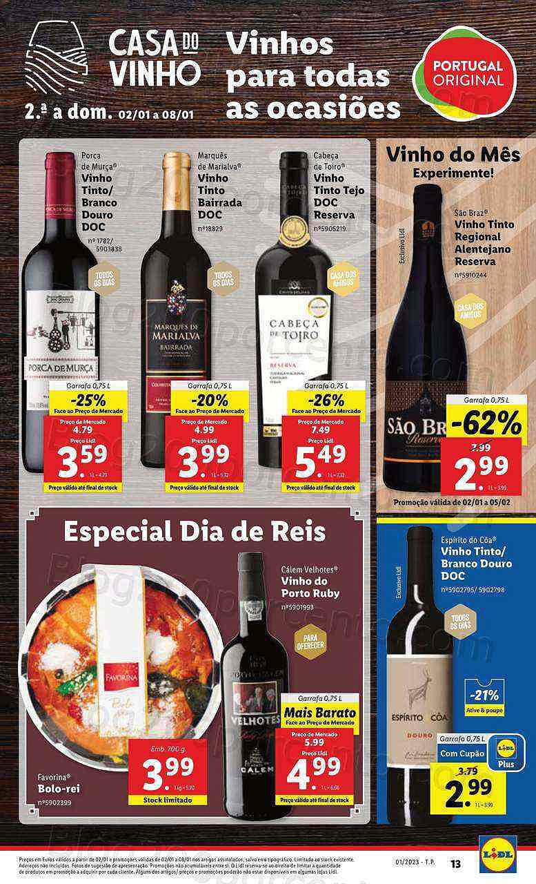 Antevisão Folheto LIDL Promoções de 2 a 8 janeiro
