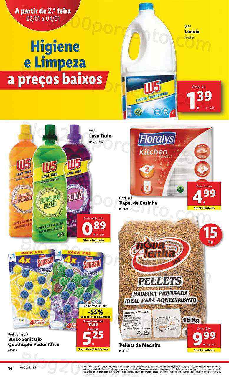 Antevisão Folheto LIDL Promoções de 2 a 8 janeiro