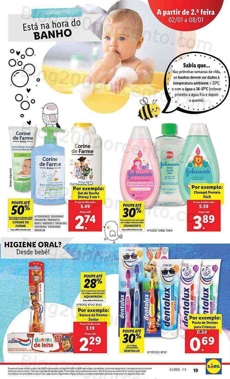 Antevisão Folheto LIDL Promoções de 2 a 8 janeiro