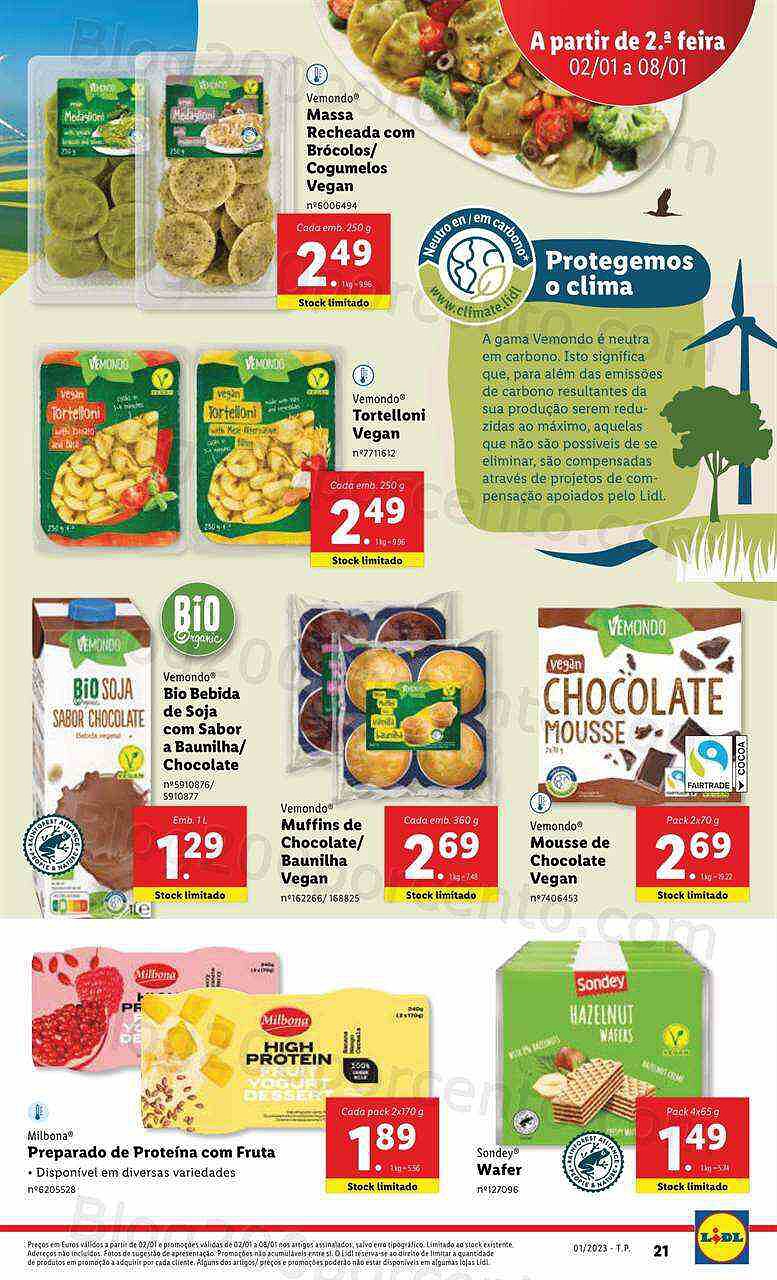 Antevisão Folheto LIDL Promoções de 2 a 8 janeiro