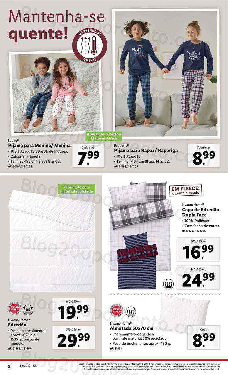 Antevisão Folheto LIDL Bazar Promoções de 26 a 31 dezembro