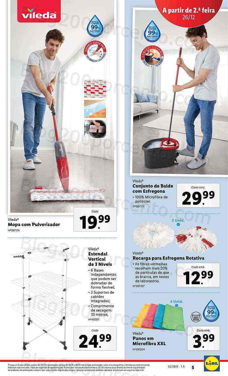 Antevisão Folheto LIDL Bazar Promoções de 26 a 31 dezembro