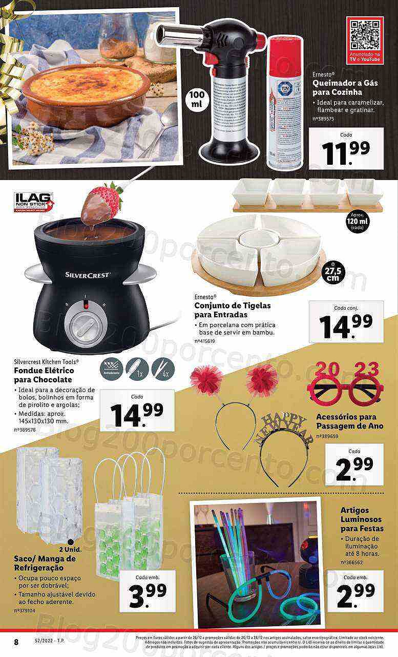 Antevisão Folheto LIDL Bazar Promoções de 26 a 31 dezembro