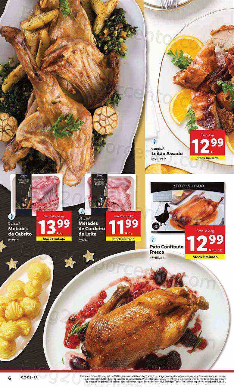 Antevisão Folheto LIDL Promoções de 26 a 31 dezembro