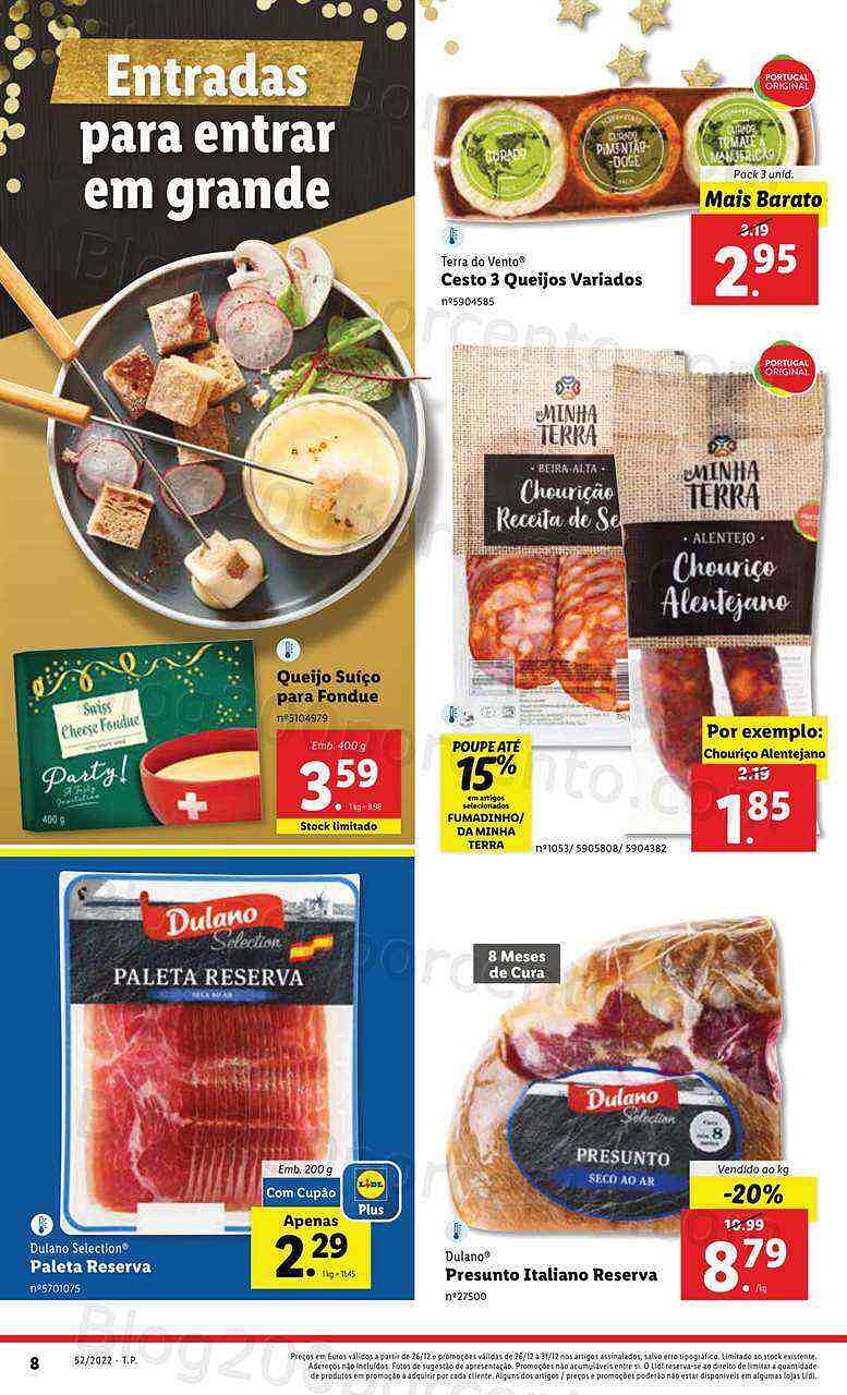 Antevisão Folheto LIDL Promoções de 26 a 31 dezembro