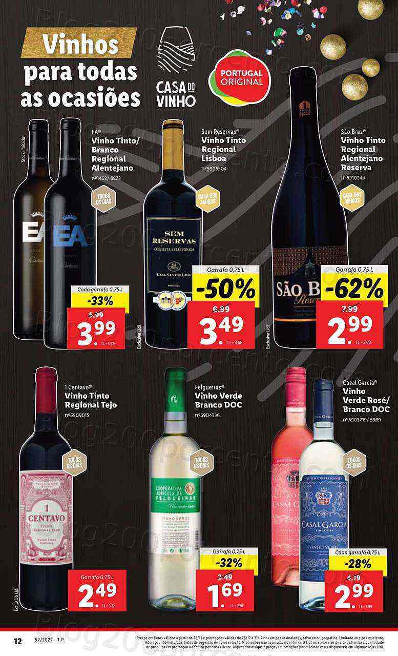 Antevisão Folheto LIDL Promoções de 26 a 31 dezembro